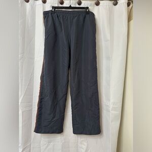 Danskin Now Gray and Orange Joggers with Elastic Waistband